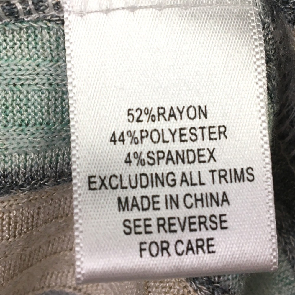 Another Reason Striped Twist Front Top Multi Rib Knit - Picture 5 of 6